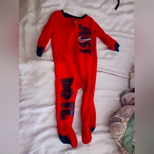 9 month Nike baby onside red blue white boy or girl pajamas top bottoms